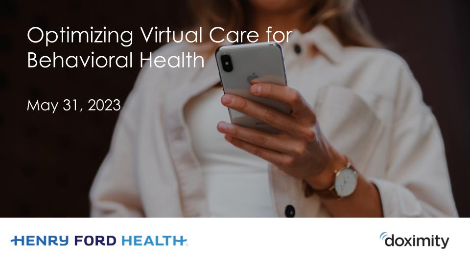 Behavioral Health Henry Ford